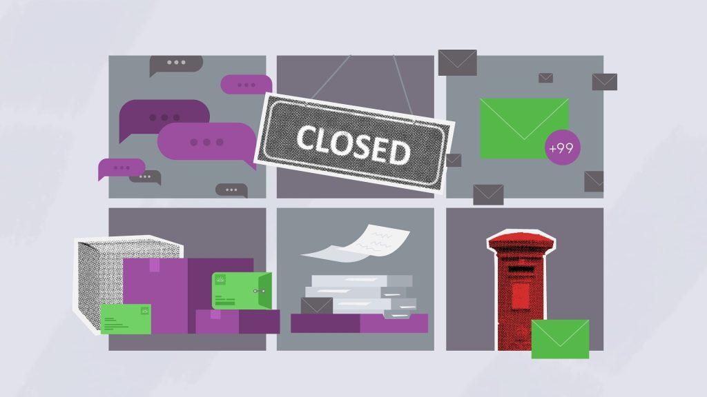 Digital Mailroom Animated Video Style Frame Design