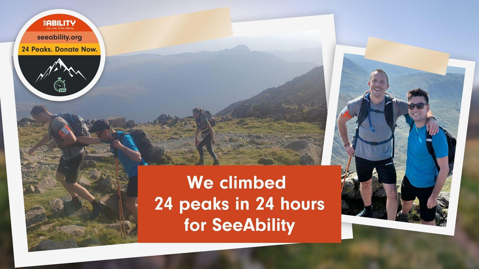 SeeAbility-24Peaks- fundraising Video